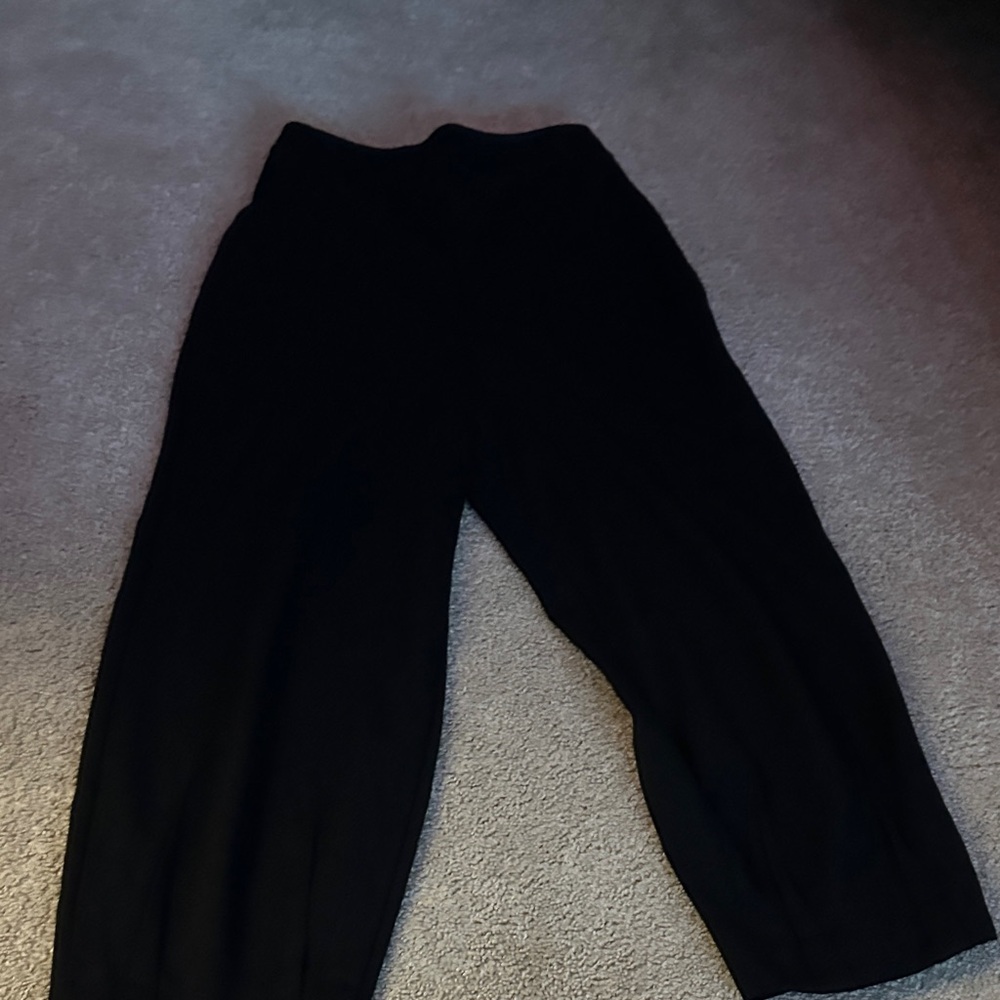 Black Wide-Leg Pants